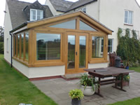 Finished Oak Conservatory